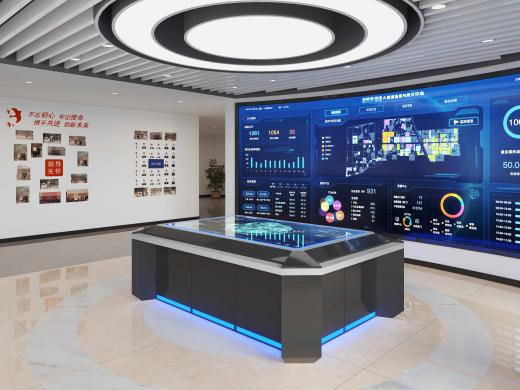 某科技公司电子展示沙盘