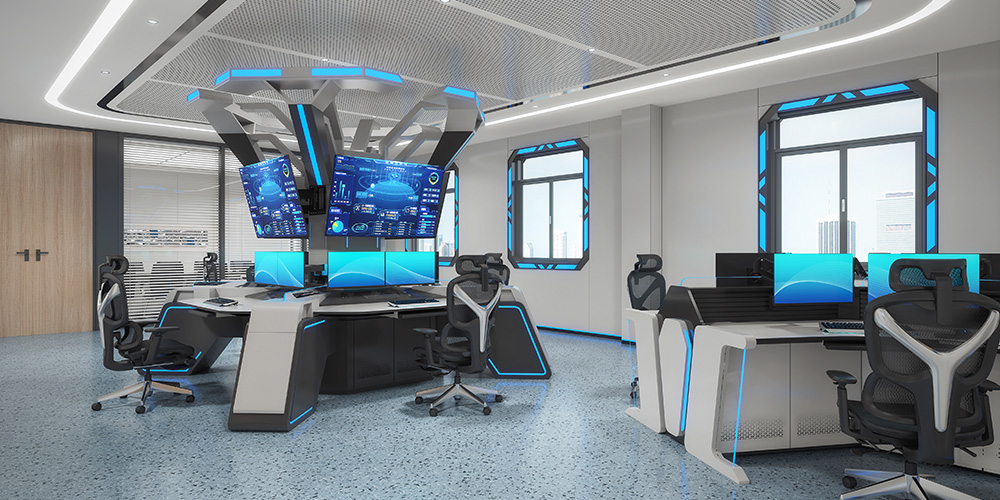 现代安防指挥中心设计探讨——江苏优盾控制台