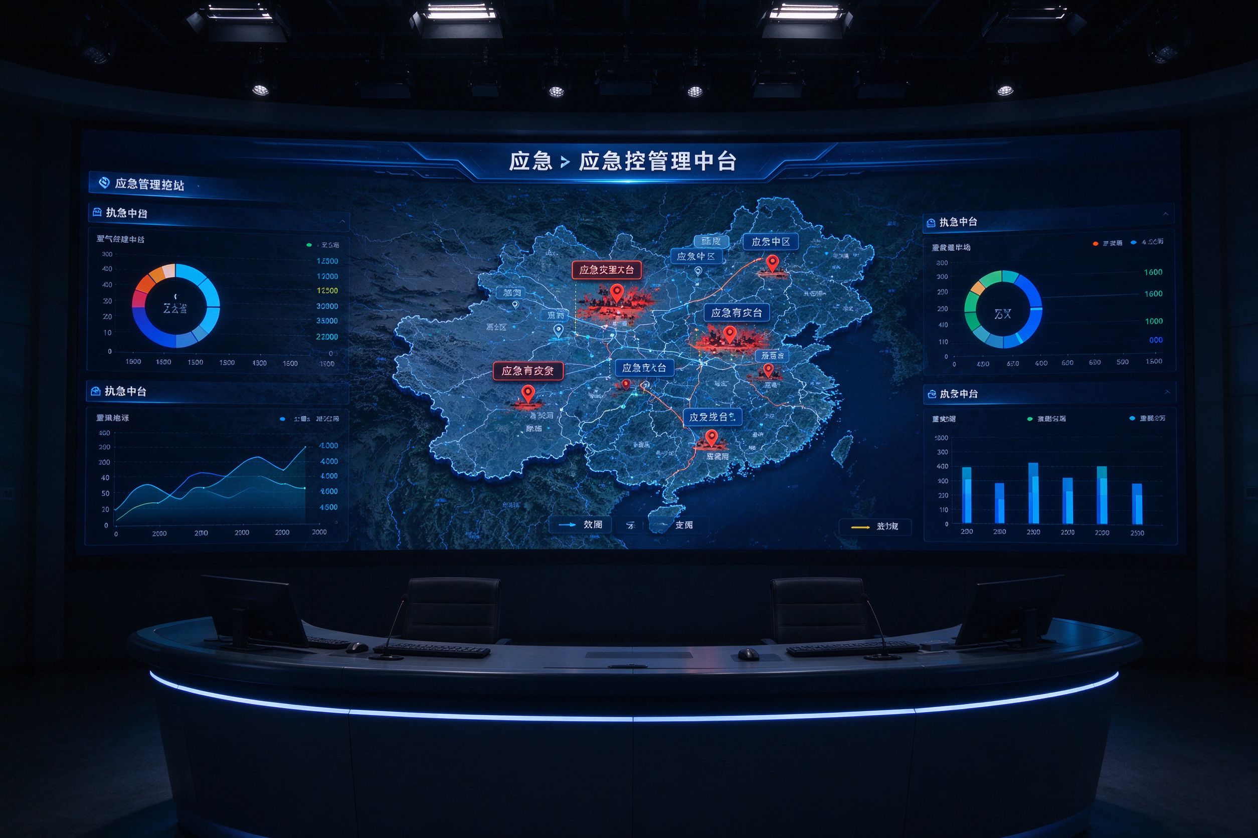 应急指挥中心大屏显示应急地图 应急指挥中心大屏显示应急地图